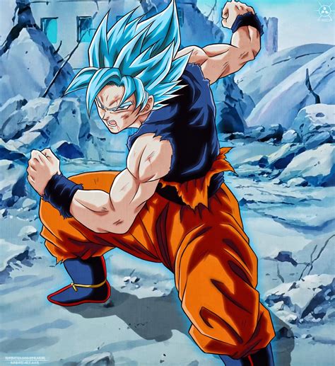 Goku Super Saiyan Blue And God Wallpapers Wallpaper Cave