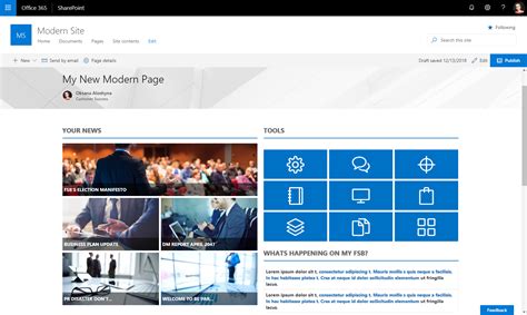 how to transform a classic sharepoint page into modern shortpoint support