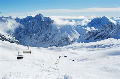 Zugspitze During Winter In Europe Wallpapers Hd Wallpapers