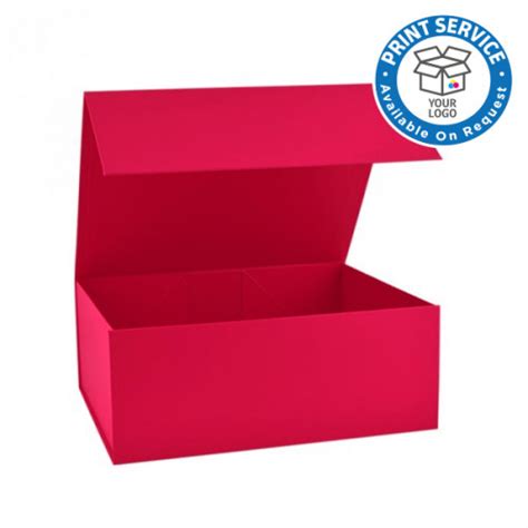 Plain Stock Magnetic Boxes In A Shocking Pink Colour Available From