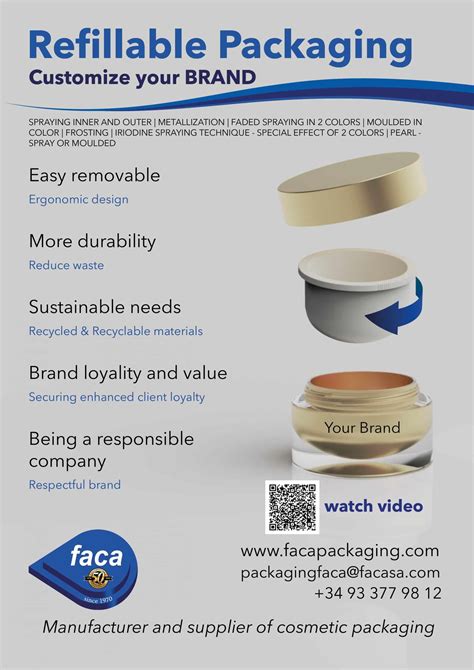 Refillable Packaging Sustainability Faca Packaging