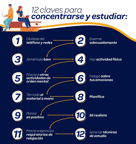 Las 12 Claves Para Concentrarse Y Estudiar Con Eficiencia 👀