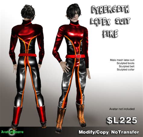 Second Life Marketplace Ab Petite Mesh Avatar Cybergoth Latex Suit
