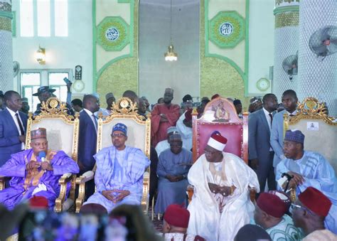 Buhari Attends Wedding In Borno Receives Bride For Zulum’s Son Vanguard News
