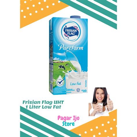 Susukhasiat.co.idnovember 13, 2017januari 7, 2018. Susu Cair Frisian Flag UHT Low Fat 900ml Bendera | Shopee ...
