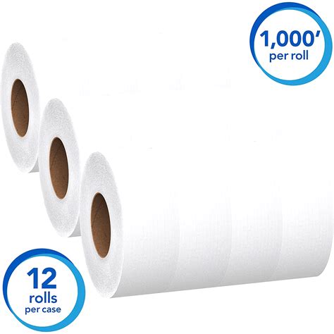 Scott Essential Jumbo Roll Jr Commercial Toilet Paper 100 Recycled