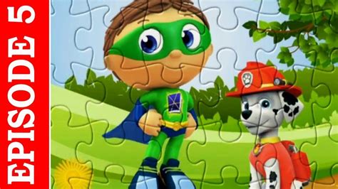 Super Why Whyatt Beanstalk And Marshall Paw Patrol ~ Puzzle Video
