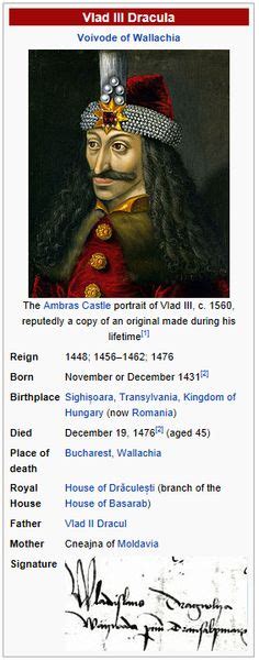 Vlad Tepes Voievoda Di Valacchia