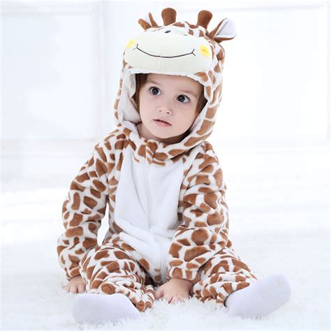 Baby Giraffe Onesie Kigurumi Pajamas Kids Animal Costumes For Unisex Baby