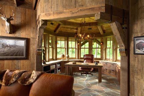 Cozy Workspaces Home Offices With A Rustic Touch