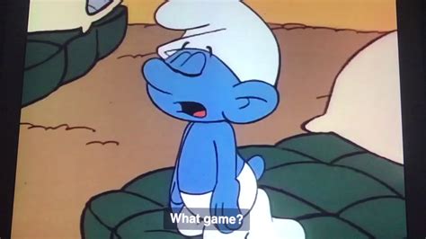 smurfs lazy s slumber party with captions youtube