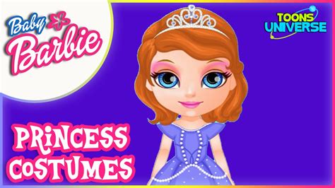 Baby Barbie Princess Costumes Disney Sofia The First Cute Dress Up