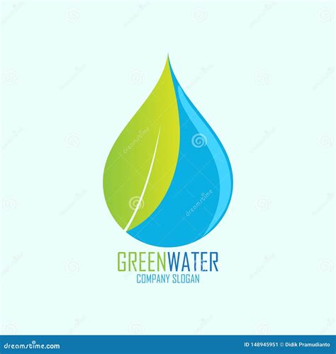 Green Water Logo Design Stock Vector Illustration Of Agro 148945951