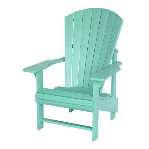 Mint Green Upright Polywood Adirondack Chair Crp C03 09 Upright