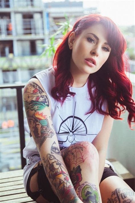 Pin On Beauties With Tattoos