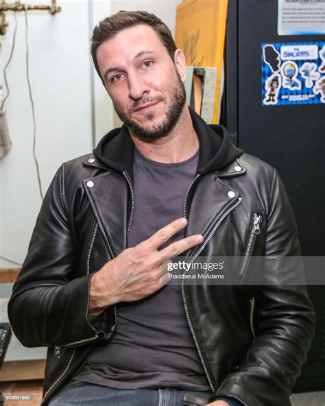 Pablo Schreiber In The Green Room At The Den Of Thieves Special News