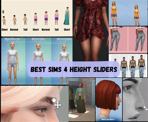 15 Must Have Sims 4 Height Slider Mods 2023 For Custom Tall Sims