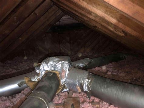 Attic Insulation Air Leaks And Not Enough Insulation In A Callao Va