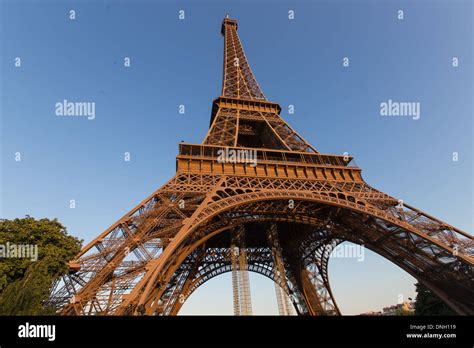 Birds Eye View Of The Eiffel Tower 7th Arrondissement Paris France