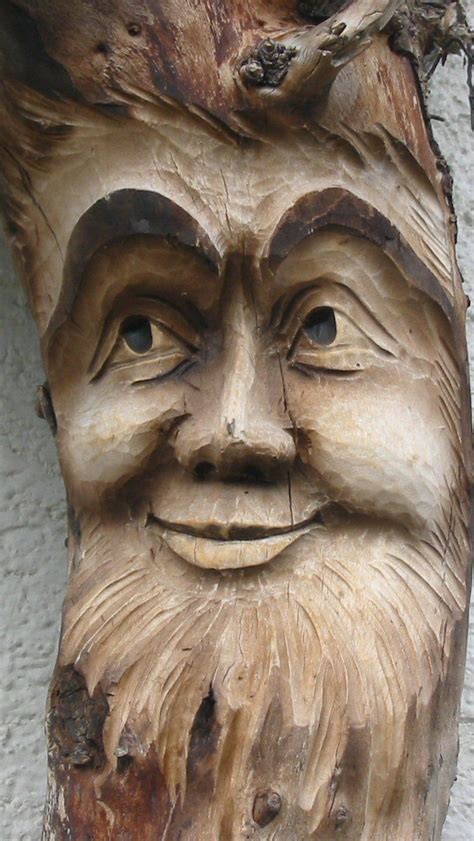 Wood Carving A Kind Face By ~xxlxx On Deviantart Wood Carving Faces
