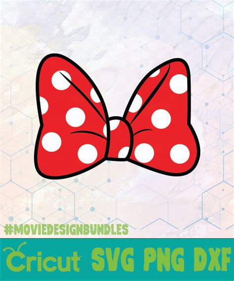 Download MINNIE BOW DISNEY LOGO SVG, PNG, DXF - Movie Design Bundles