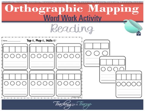 Orthographic Mapping Word Work Activity Teaching Resources