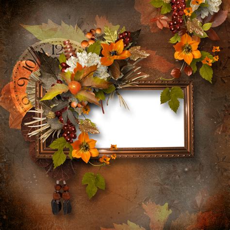 Cadre Automne Cornice Autunnale Qp Fall Frame Png