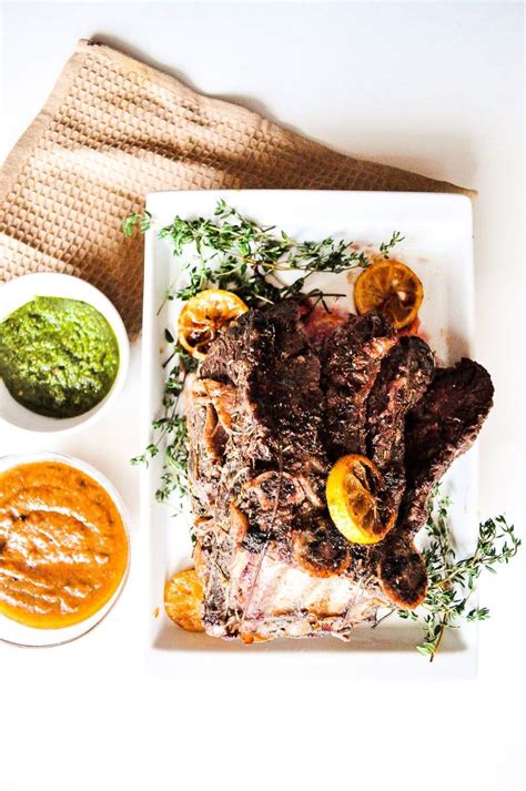 The crust of pepper, rosemary, sage, and thyme creates a flavorful, fragrant roast that pairs beautifully with warm beef pot roast with turnip greens. Serve | Prime rib roast, Rib roast, Rib roast recipe