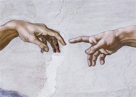 The Hands Of God And Adam Painting By Michelangelo Reproduction Lupon Gov Ph