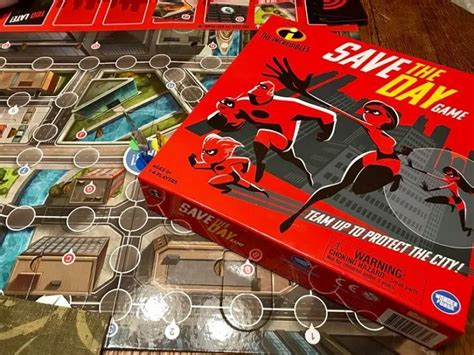 Amazon Disney Pixar The Incredibles Save The Day Board Game