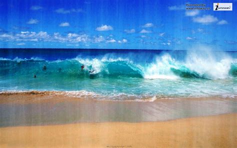 46 Beautiful Beach Scenery Wallpaper On Wallpapersafari
