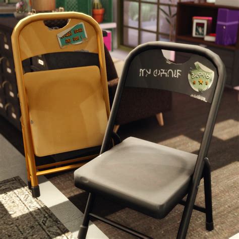 My Sims 4 Blog Folding Chairs And Boxes And Crates By Pictureamoebae