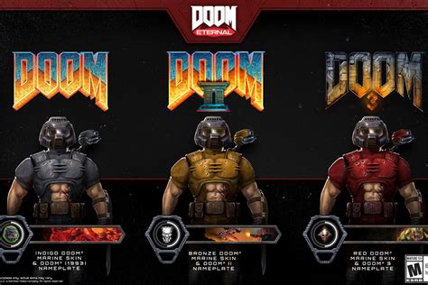 Classic Doomguy Skins For Doom Eternal Include That Sexy Ab Window