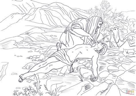 By best coloring pagesaugust 3rd 2019. Good Samaritan coloring page | Free Printable Coloring Pages
