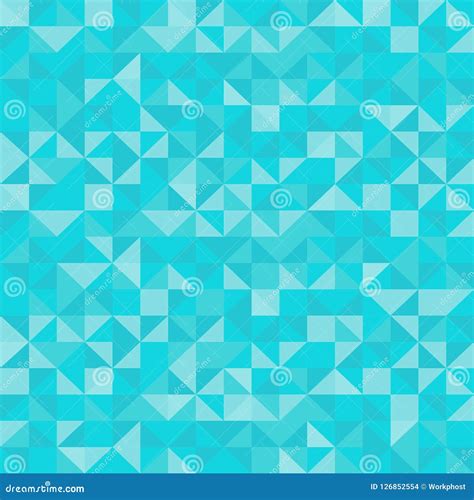 Abstract Seamless Turquoise Pattern Stock Illustration Illustration