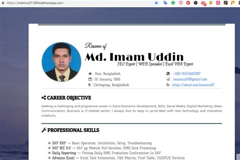 Qualified seo professional with solid experience in developing seo campaigns, analytics,? Resume | CV | SEO Expert In BD | Cv resume template, Resume, Resume cv