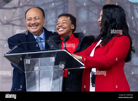 Boston, MA, USA. 13th Jan, 2023. Martin Luther King III, Yolanda Renee