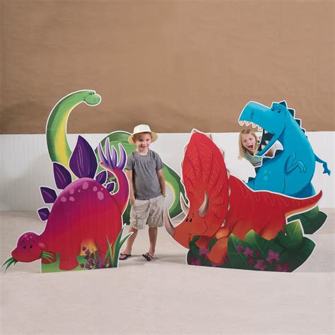 3 Ft 9 In To 4 Ft 5 In Dino Tales Dinosaur Standee Set