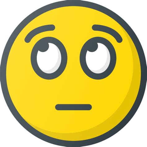 Emoji Emote Emoticon Emoticons Eyes Rolling Icon Free Download