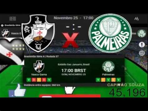 Em apenas um tempo, o palmeiras havia feito três gols. Vasco 0x1 Palmeiras CAMPEONATO BRASILEIRO 25/11/2018 - YouTube