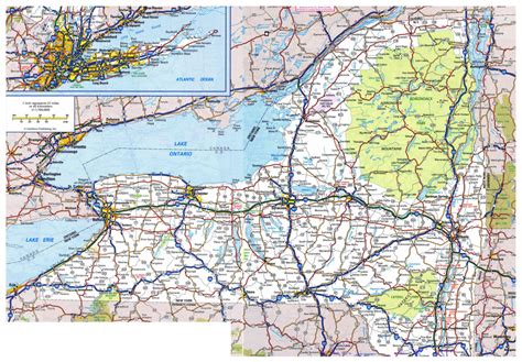 New York State Map Pdf Printable Map