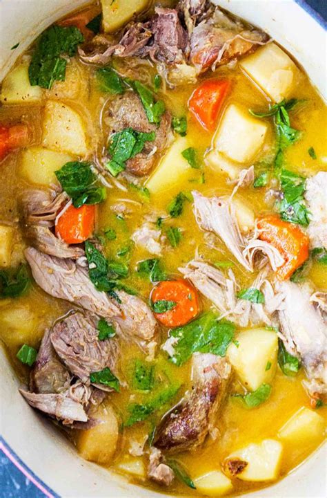 Slow Cooker Turkey Stew With Root Vegetables Recipe