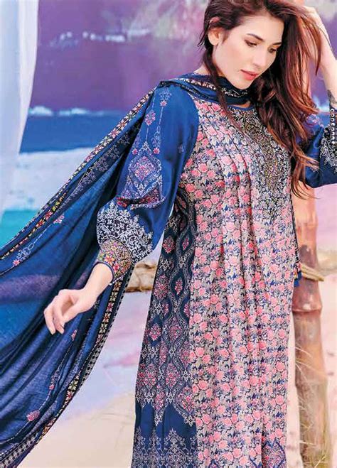 Five Star Printed Lawn Unstitched 3 Piece Suit Fs19l 1222c Spring Summer Collectio