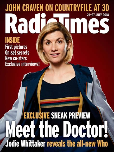 Jodie Whittaker Admits Playing First Female ‘doctor Who Is A ‘huge