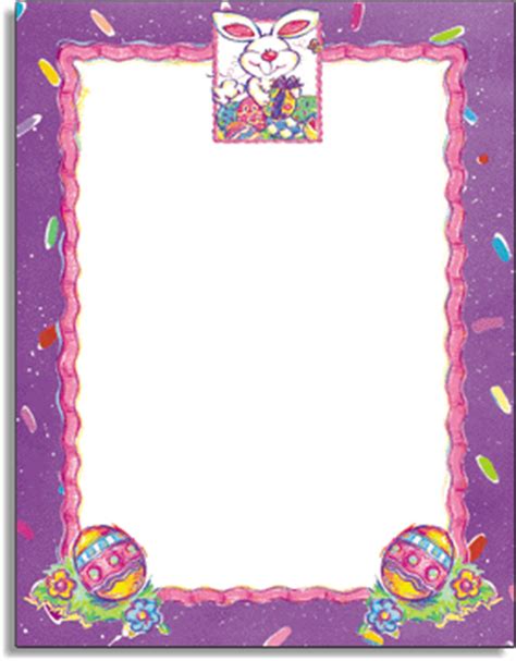 stationery notecards letterhead stationery papers easter bunny eggs paper