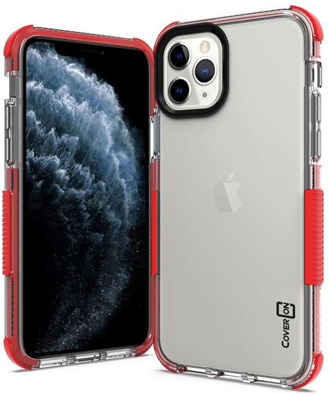 Coveron Apple Iphone 11 Pro Case Clear Slim Fit Protective Tpu Rubber