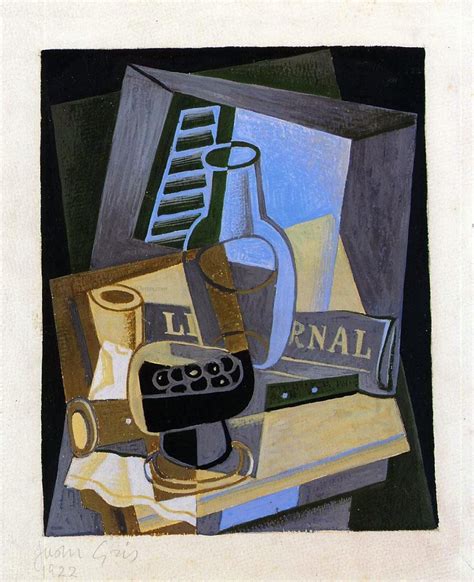 Still Life In Front Of The Window By Juan Gris Canvas Art Print