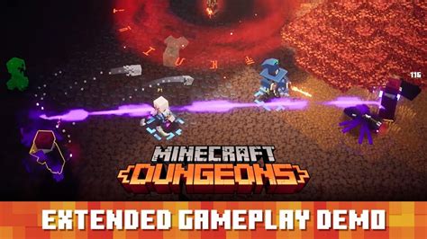 Minecraft Dungeons Extended Gameplay Demo Youtube