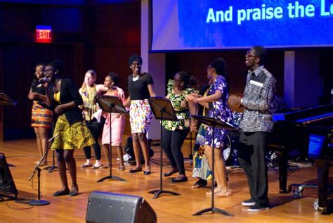 african worship service a time of praise and song calvin university chimes