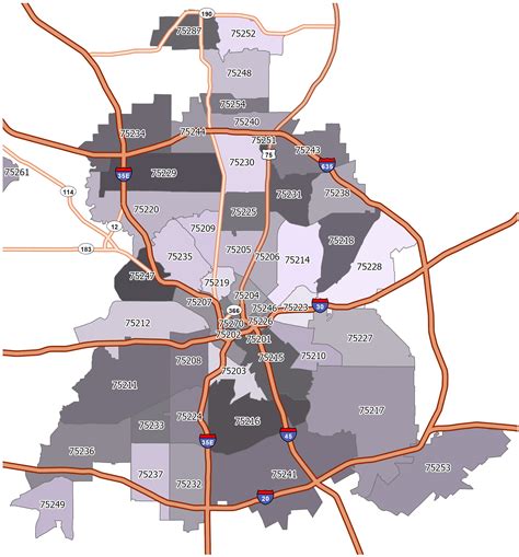 Zip Code Map For Dallas Tx Dione Frankie